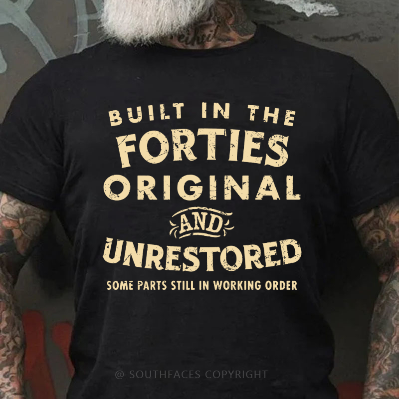 Built In The Forties Original And Unrestored Some Parts Still In Working Order T-shirt