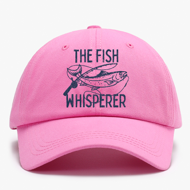The Fish Whisperer Funny Fishing Baseball Hat