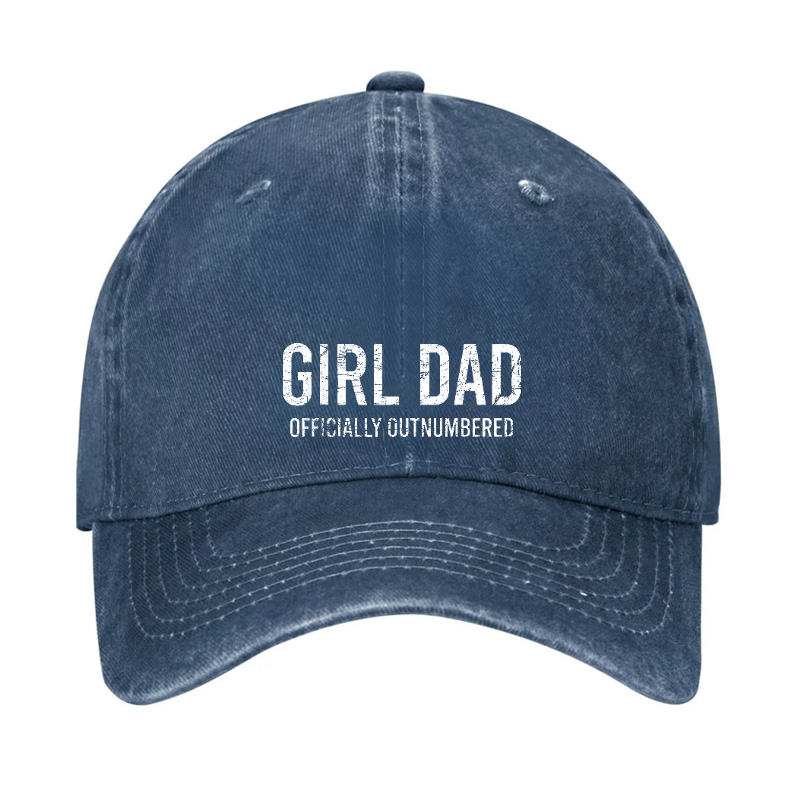 Girl Dad Officially Outnumbered Funny Hat
