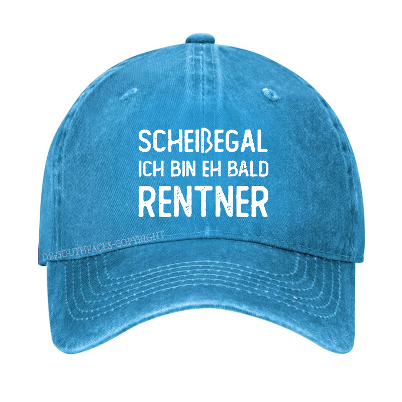 Scheiβegal Ich Bin Eh Bald Rentner Baseball Cap