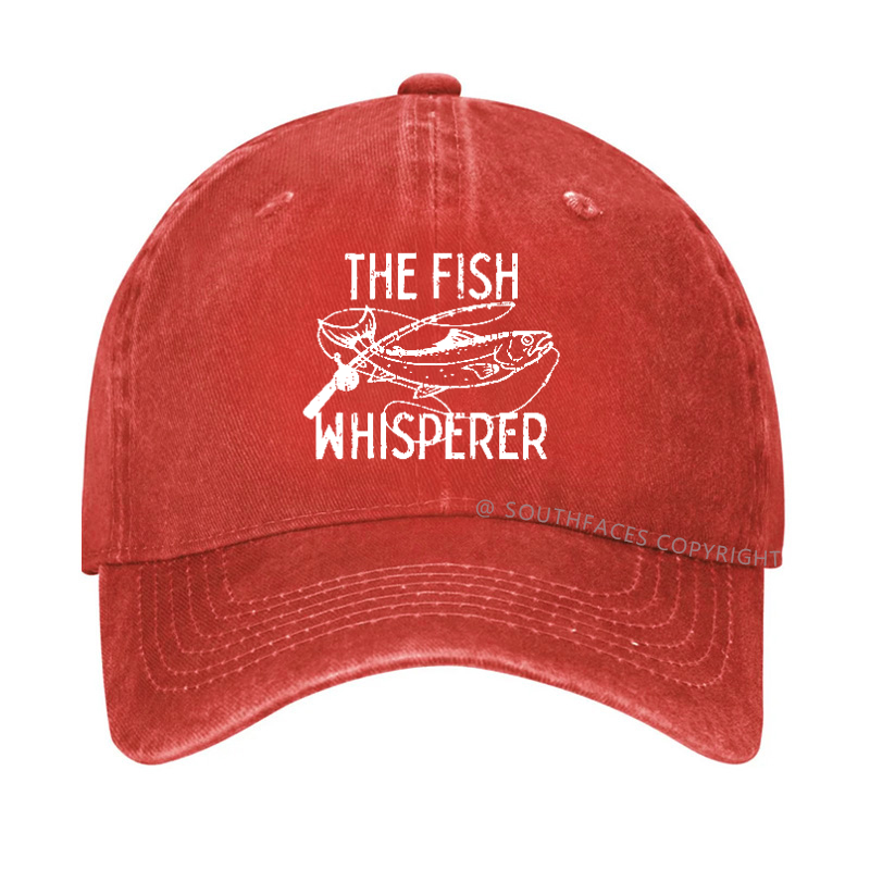 The Fish Whisperer Funny Fishing Hat