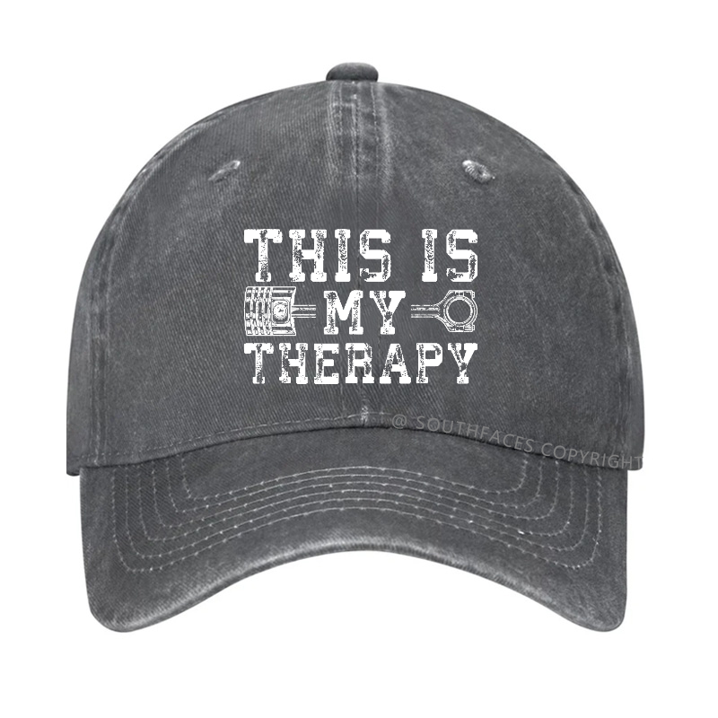 This Is My Therapy Funny Tools Print Gift Hat
