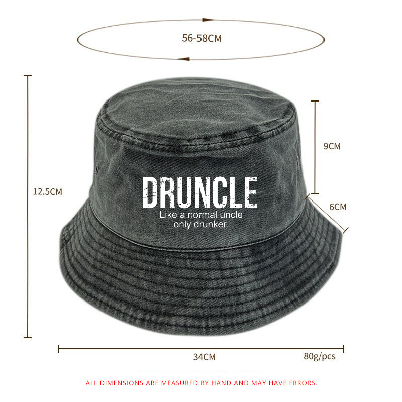 Druncle Like A Regular Uncle Only Drunker Bucket Hat
