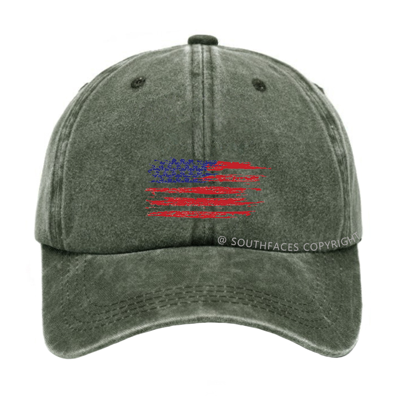 Colorful Flag Print Hat