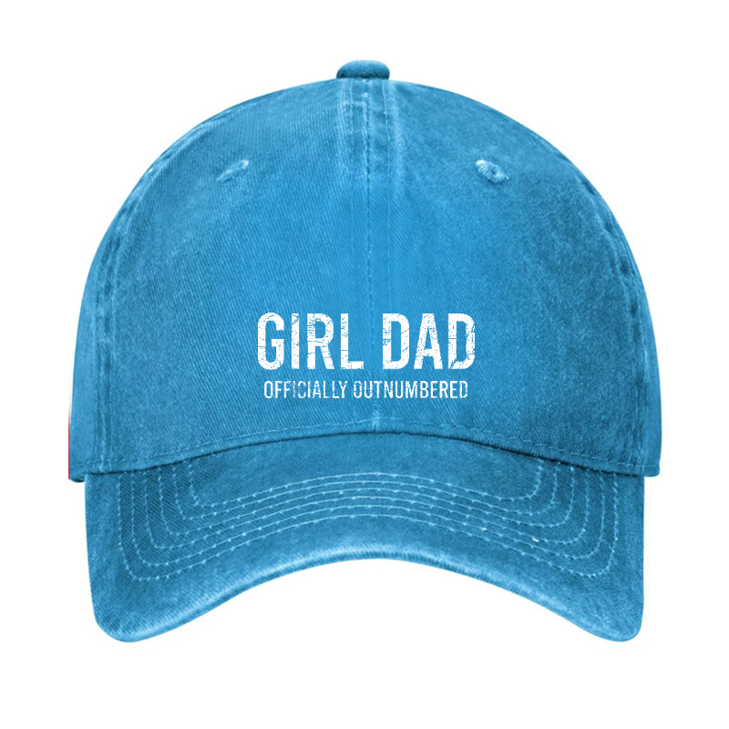 Girl Dad Officially Outnumbered Funny Hat
