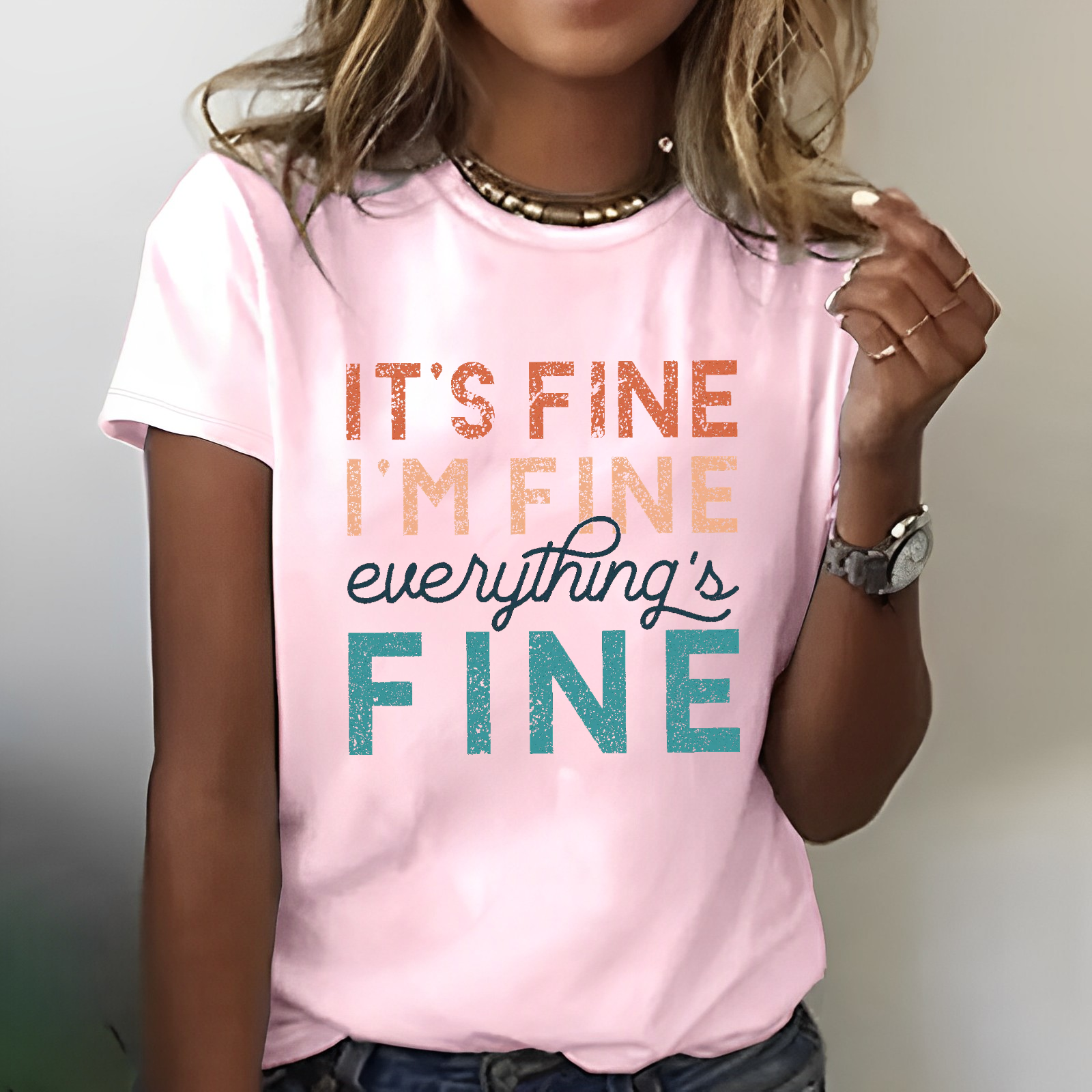 It's Fine I'm Fine Everything Is Fine T-shirt