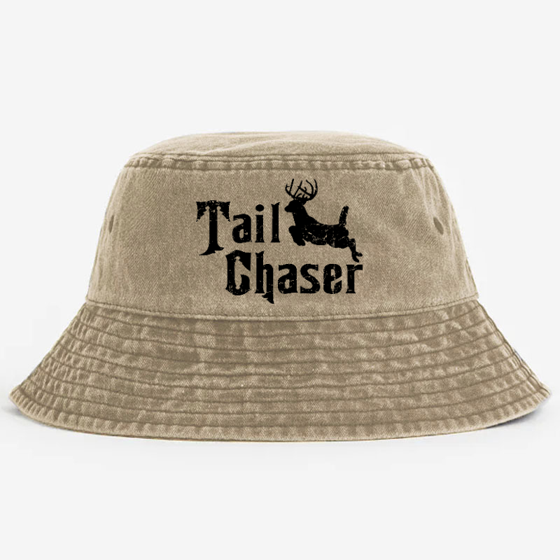 Tail Chaser Funny Hunting Bucket Hat