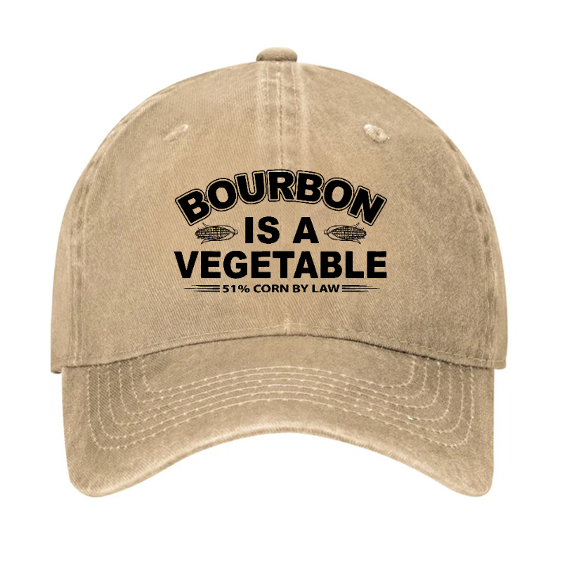 Bourbon Is A Vegetable 51% Corn By Law Hat