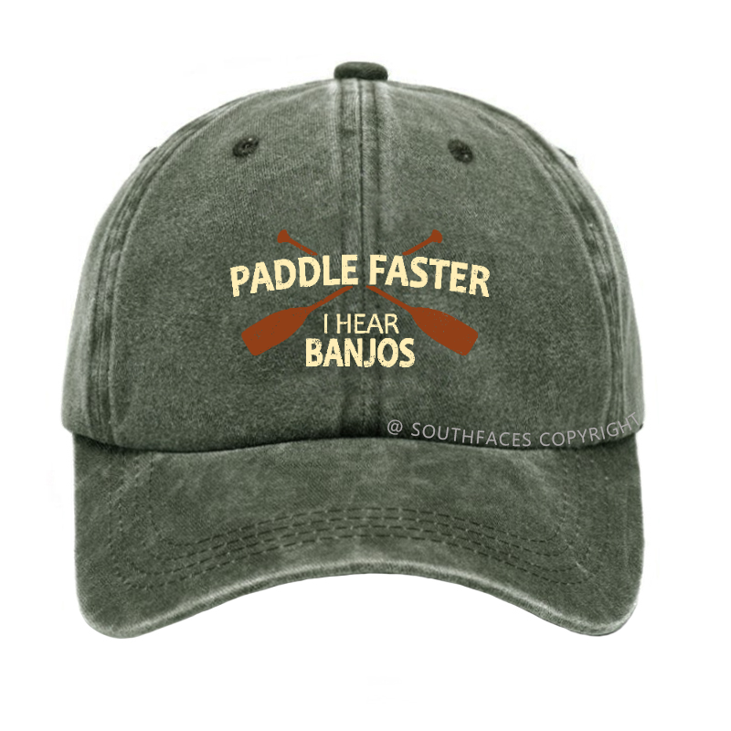 Paddle Faster I Hear Banjos Hat