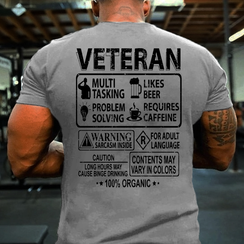 Veteran Component Long Hours May Cause Binge Drinking T-shirt