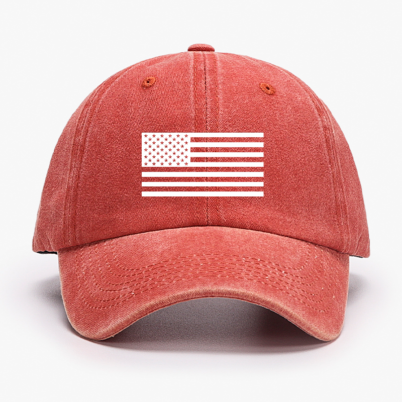 Classic American Flag Print For Men Hat