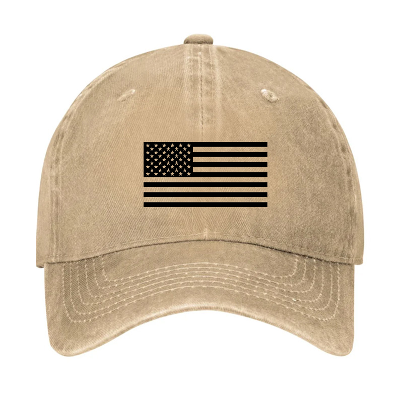 Classic American Flag Print For Men Hat