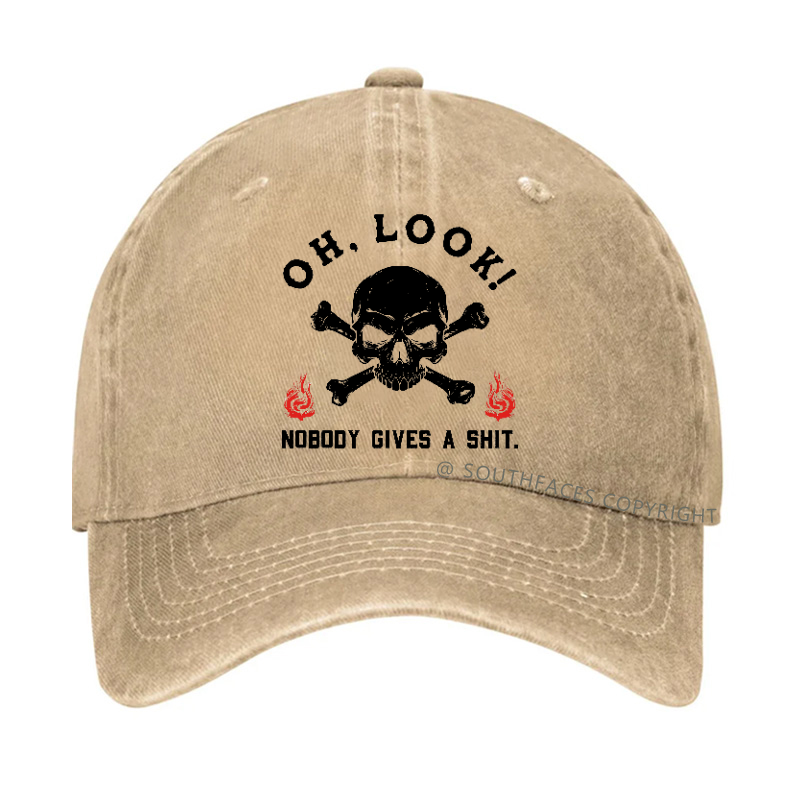 Personalized "Oh Look Nobody Gives A Shit" Hat