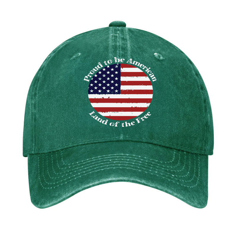 Men's Proud To Be American Land Of The Free Hat