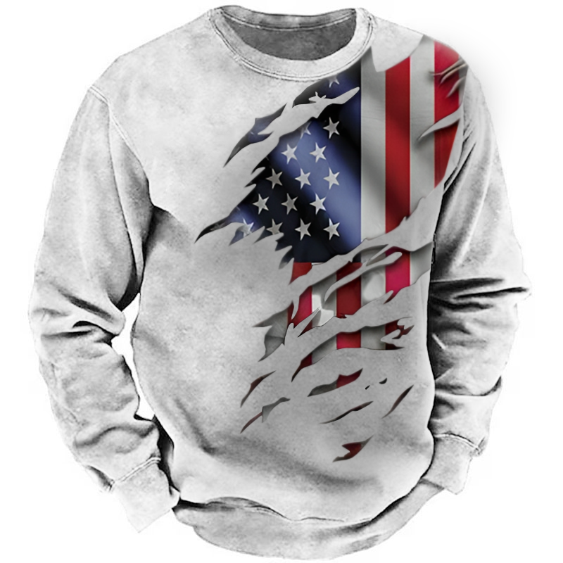 American Distressed Flag-The Best Gift For Patriots Sweatshirt