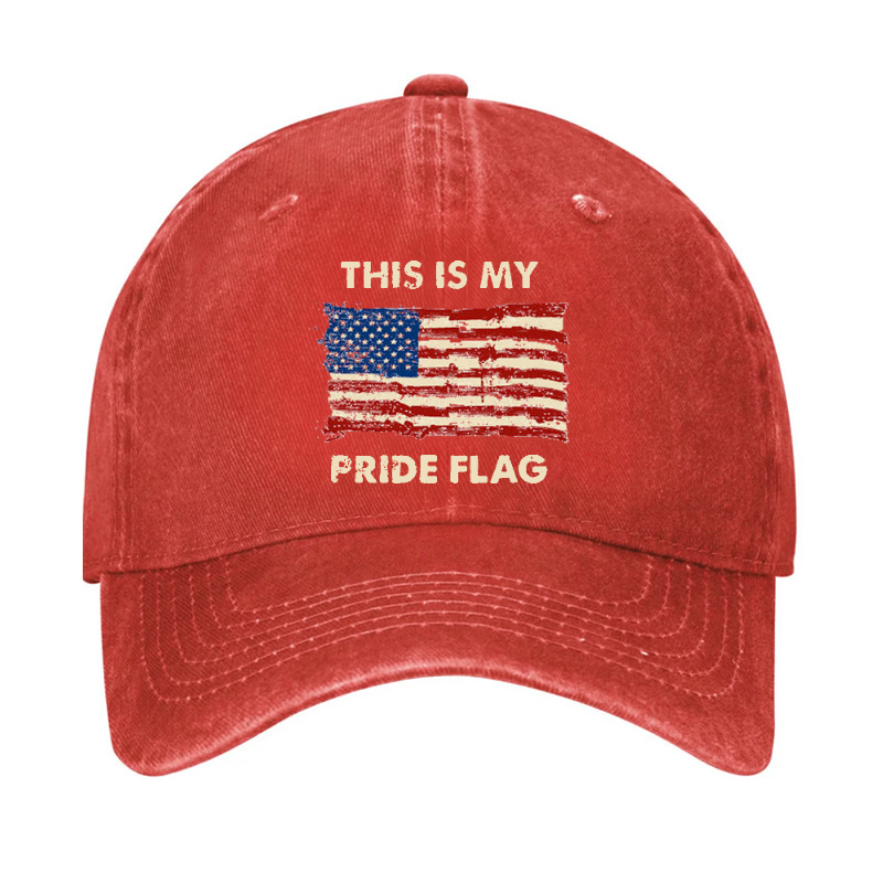 This Is My Pride Flag USA Flag Print Hat