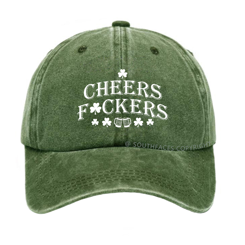 Cheers Fuckers Funny St. Patrick's Day Hat