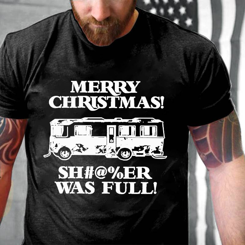 National Lampoon Christmas Vacation Sh#@%Er Was Full T-shirt