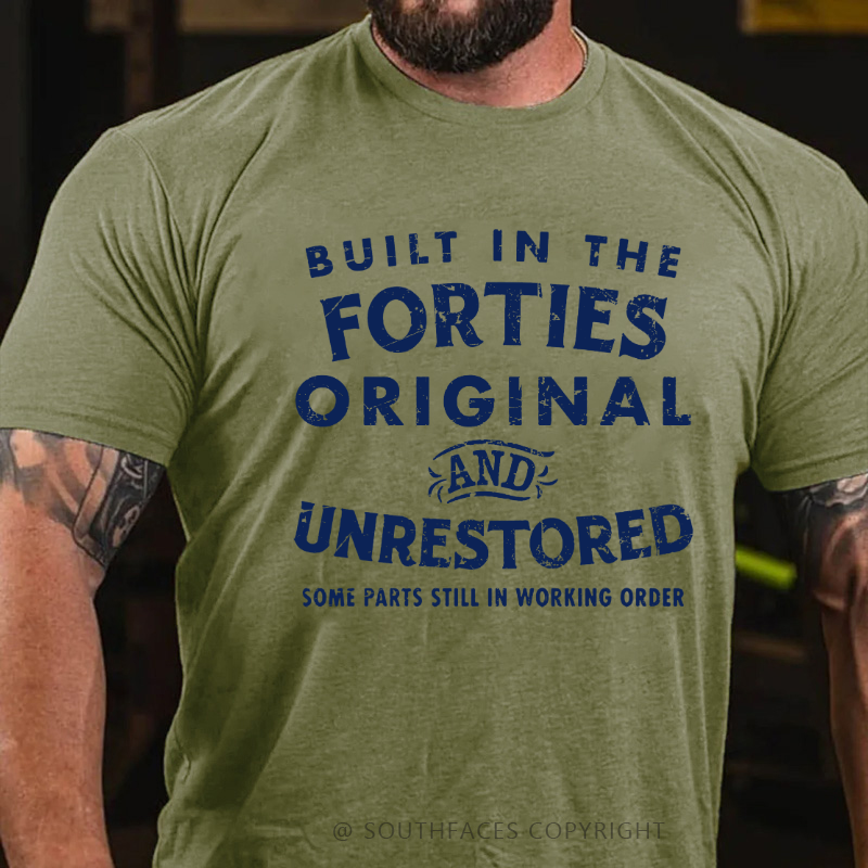 Built In The Forties Original And Unrestored Some Parts Still In Working Order T-shirt