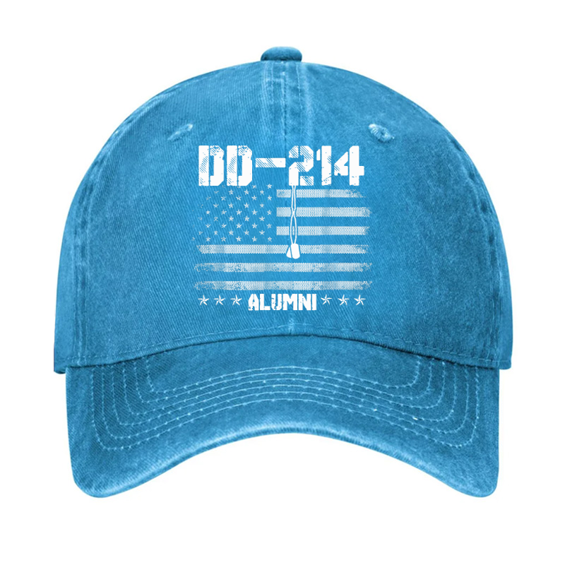 Patriotic Dd-214 Alumni Military Veteran Hat