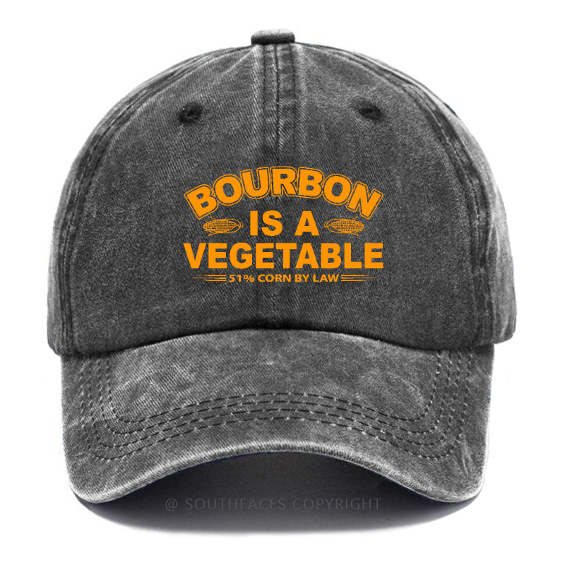Bourbon Is A Vegetable 51% Corn By Law Hat
