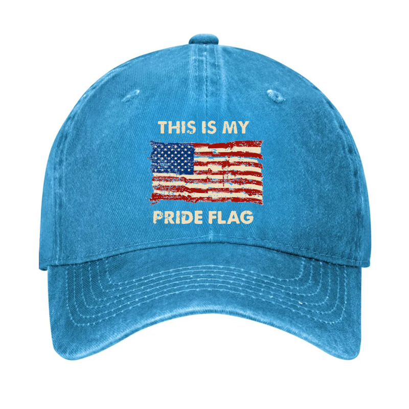 This Is My Pride Flag USA Flag Print Hat
