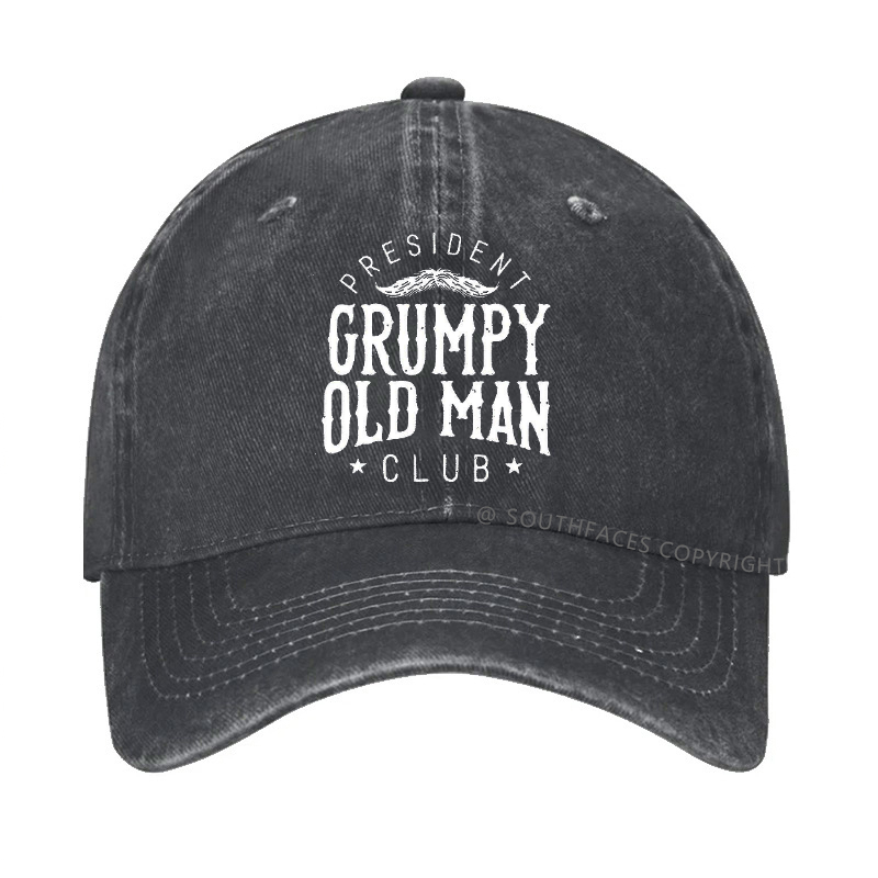 PRESIDENT GRUMPY OLD MAN CLUB Hat
