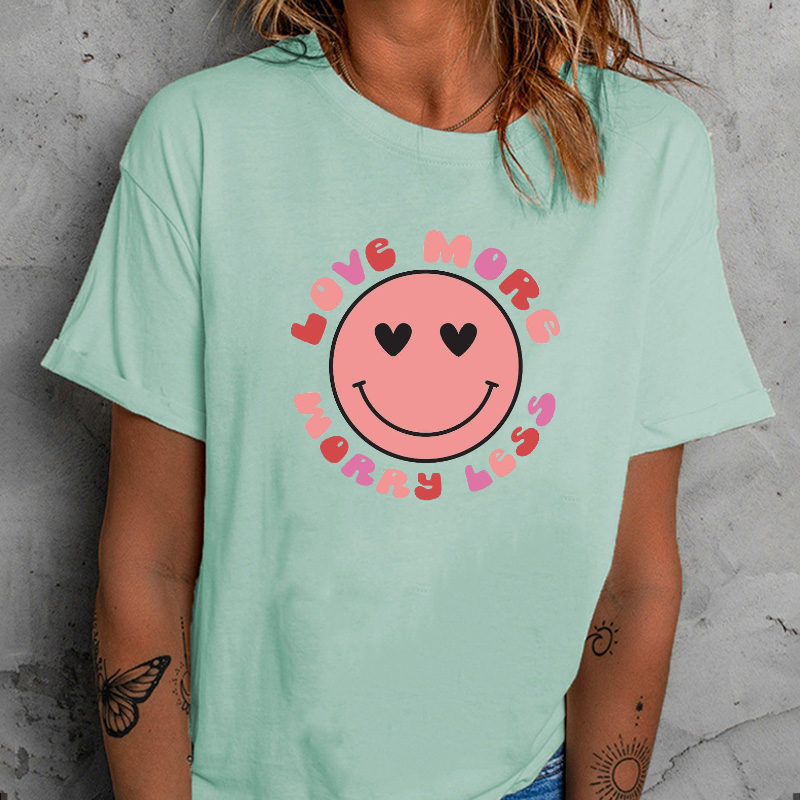 Love More Worry Less Women T-shirt