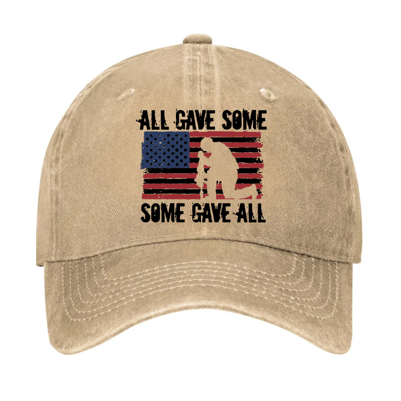 All Gave Some Some Gave All Patriotic Hat
