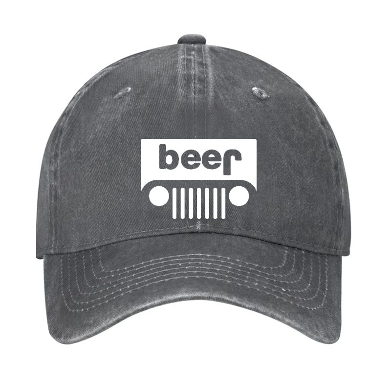Funny Beer Or Jeep Hat