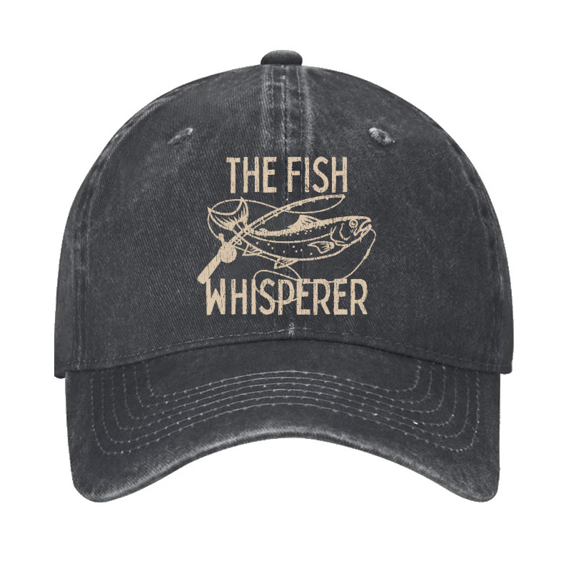 The Fish Whisperer Funny Fishing Hat