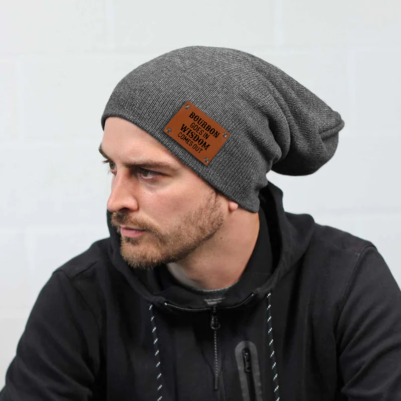 Bourbon Goes In Wisdom Comes Out Beanie