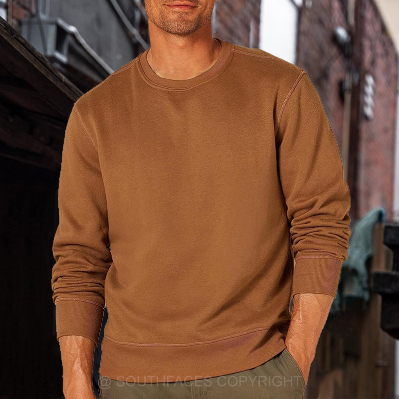 Solid Color Sweatshirt