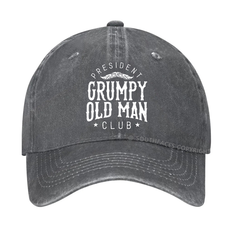 PRESIDENT GRUMPY OLD MAN CLUB Hat