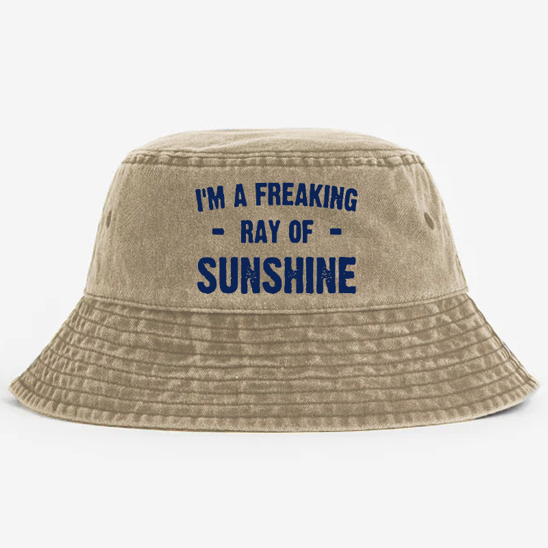 I'm A Freaking Ray Of Sunshine Bucket Hat