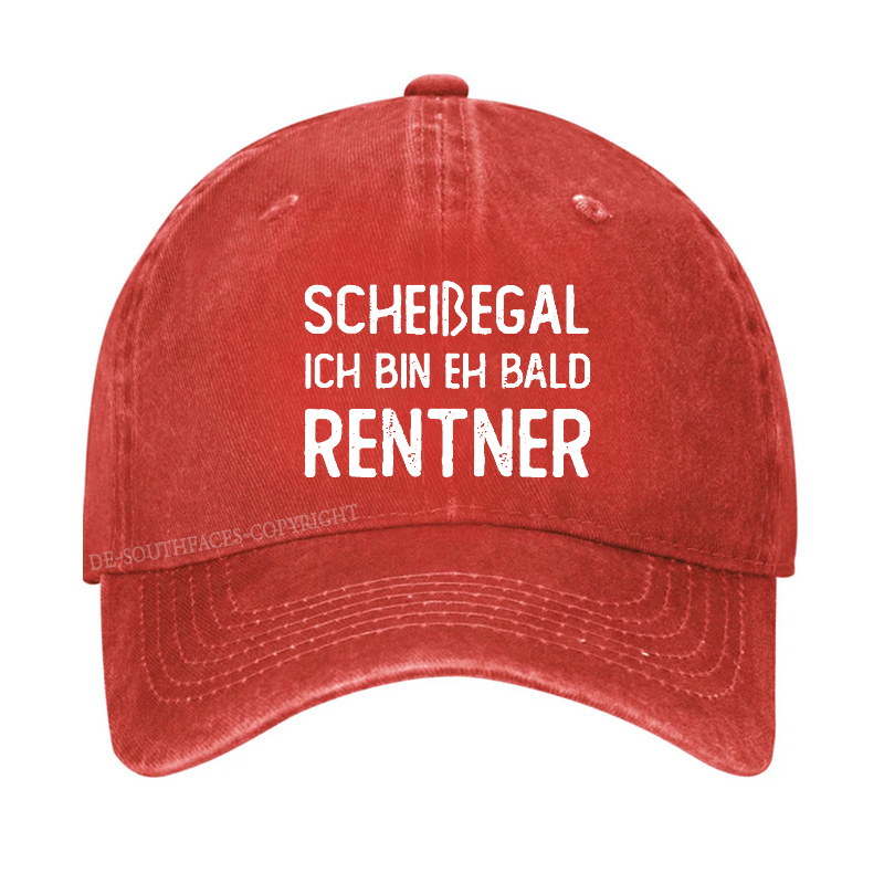 Scheiβegal Ich Bin Eh Bald Rentner Baseball Cap