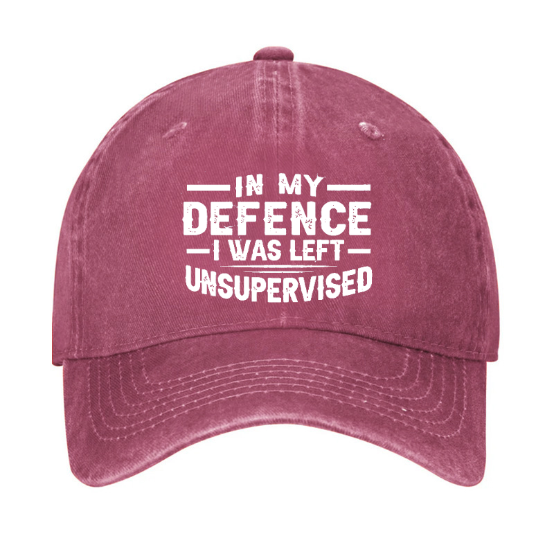 In My Defence I Was Left Unsupervised Hat