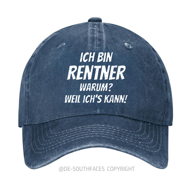 Ich Bin Rentner Warum? Weil Ich's Kann!  Baseball Cap