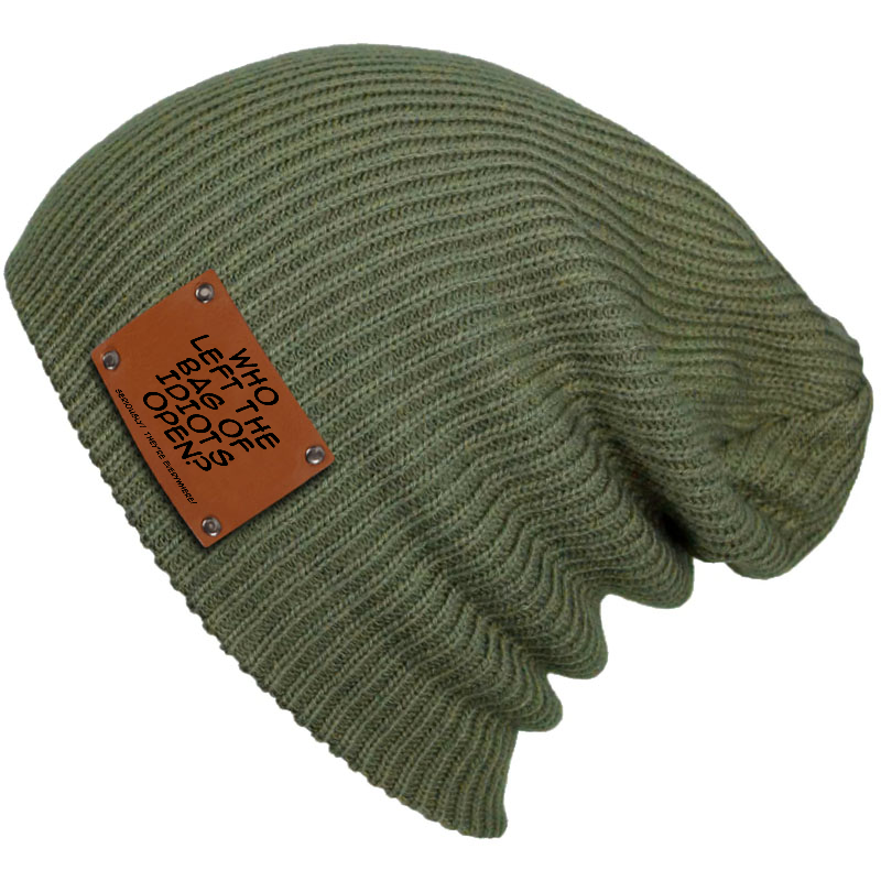 Who Left The Bag of Idiots Open Beanie