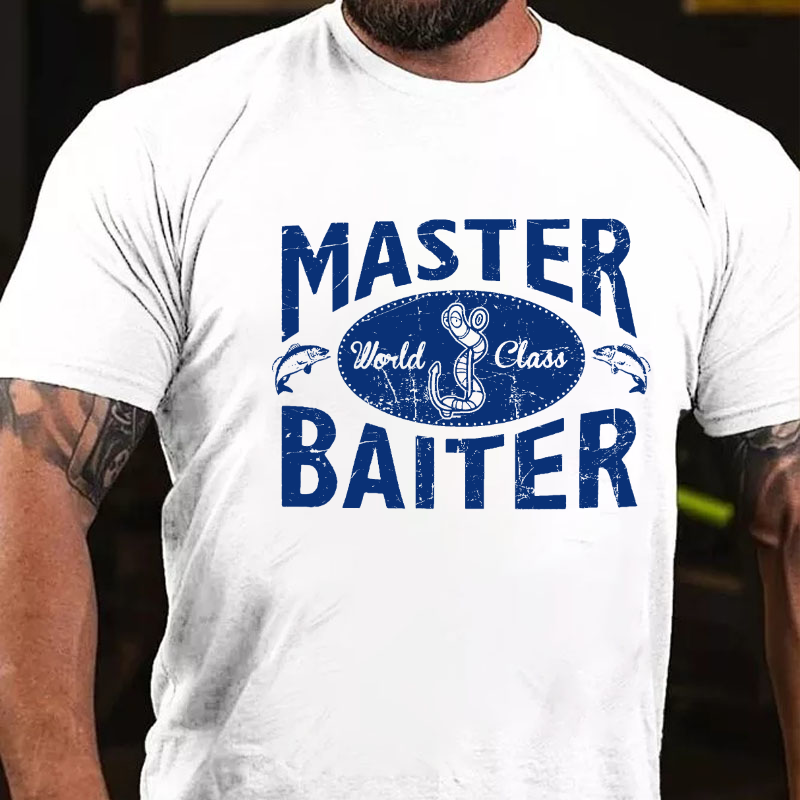 Master Baiter Funny Fishing T-shirt
