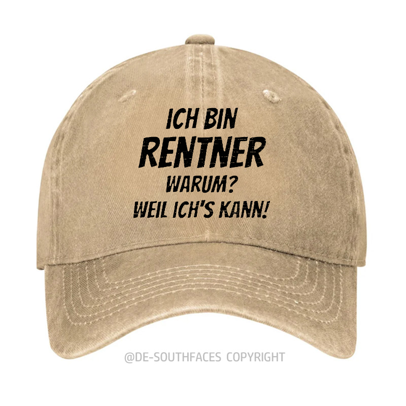 Ich Bin Rentner Warum? Weil Ich's Kann!  Baseball Cap