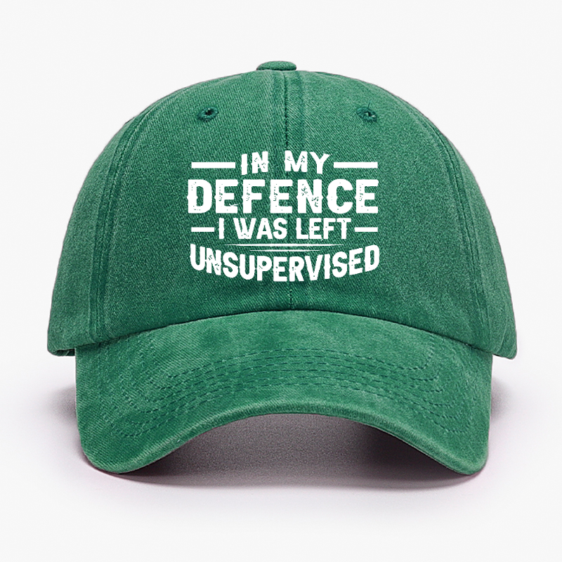 In My Defence I Was Left Unsupervised Hat