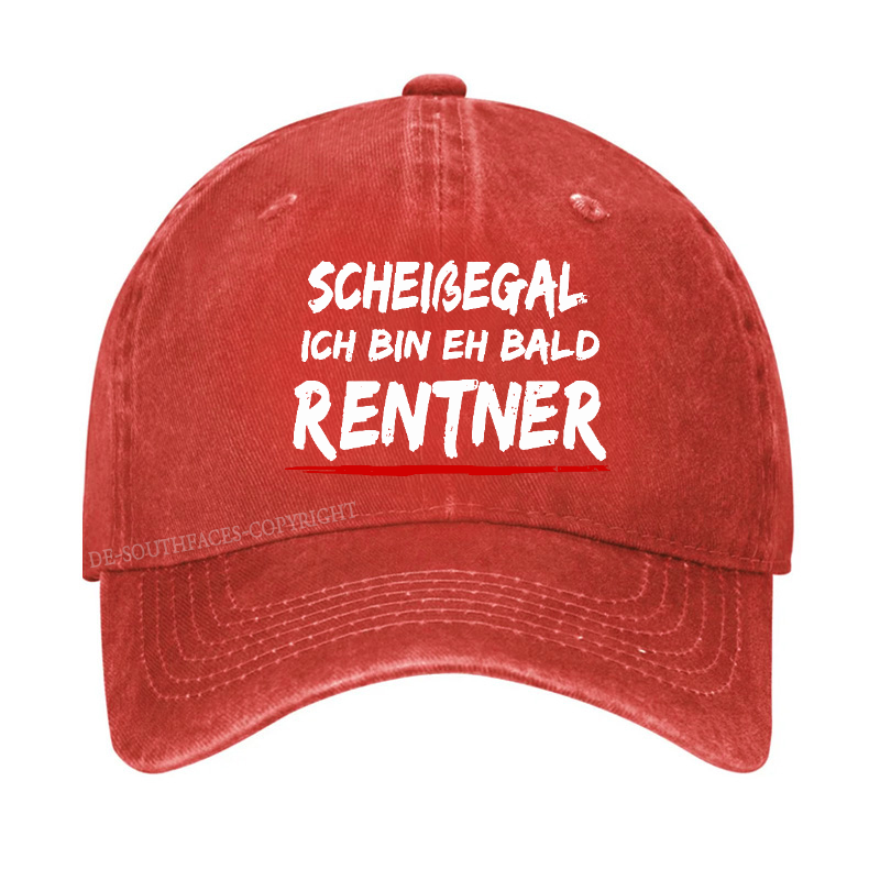 Scheiβegal Ich Bin Eh Bald Rentner Baseball Cap