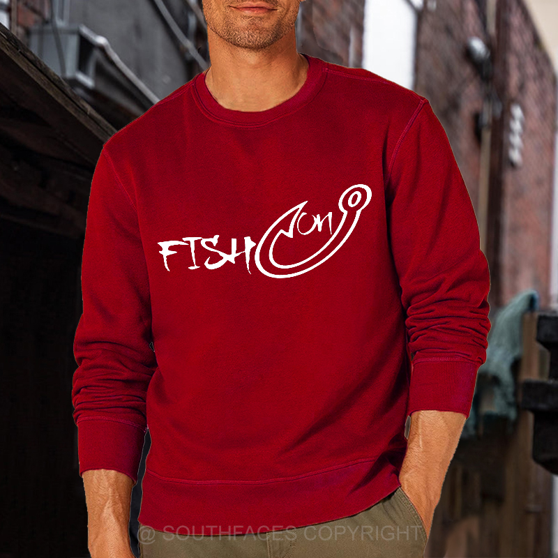 Fish On Funny Fishing Sweatshirt