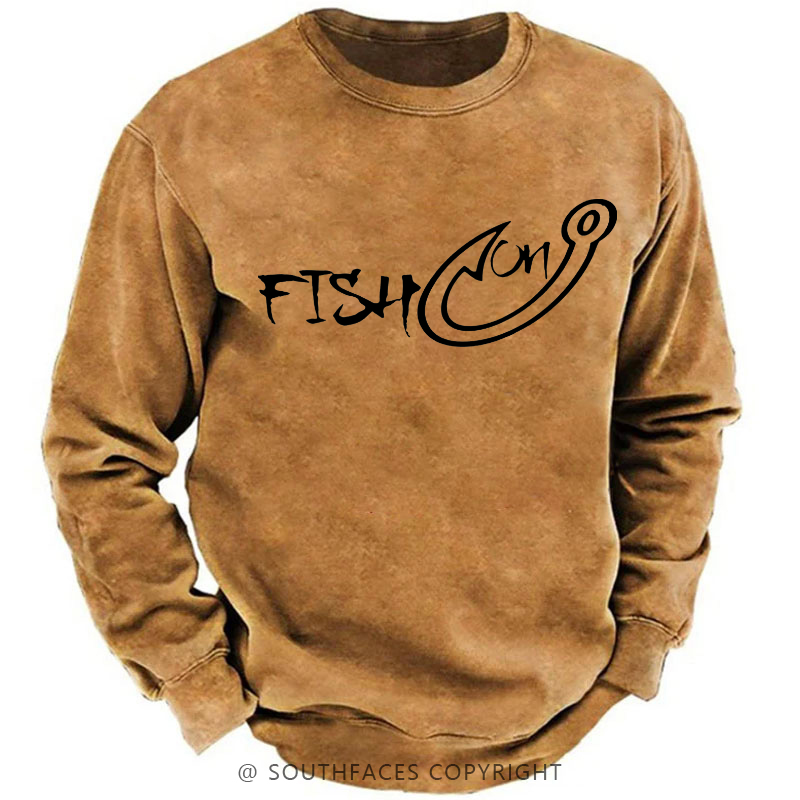 Fish On Funny Fishing Sweatshirt