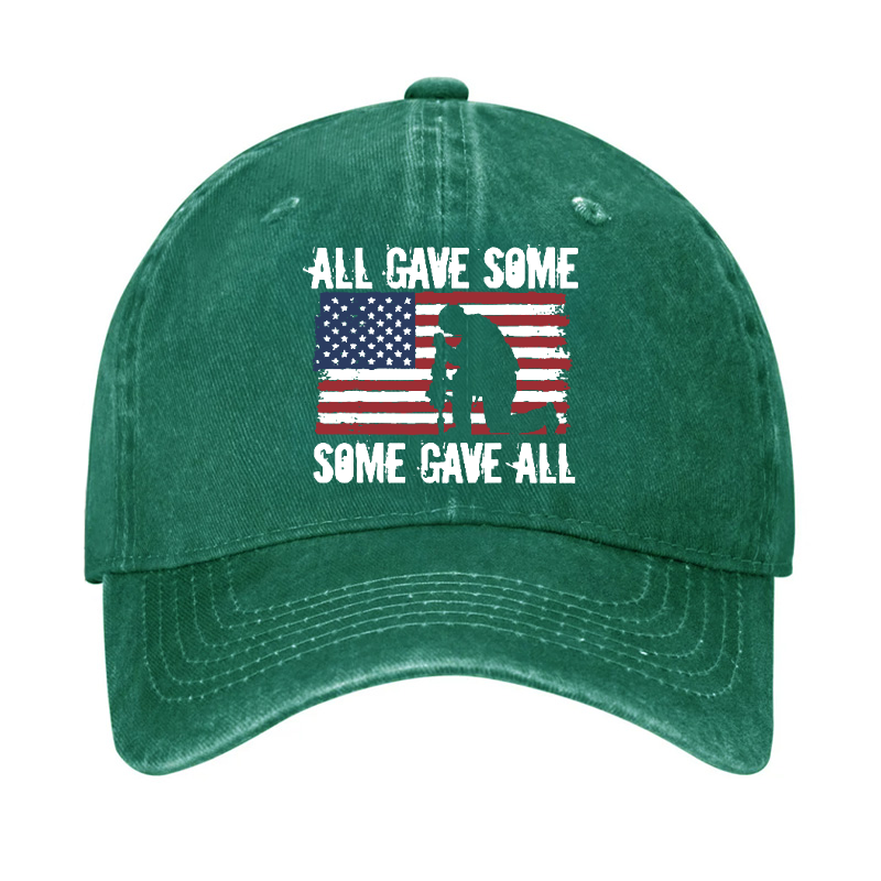 All Gave Some Some Gave All Patriotic Hat