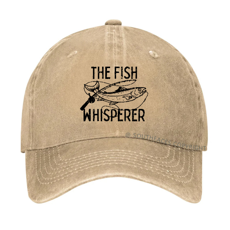 The Fish Whisperer Funny Fishing Hat
