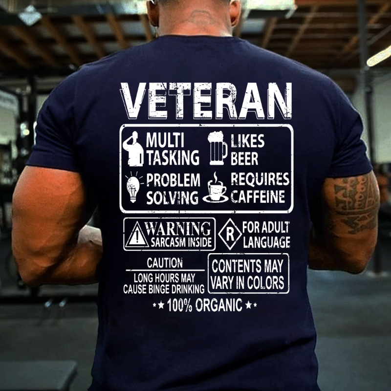 Veteran Component Long Hours May Cause Binge Drinking T-shirt