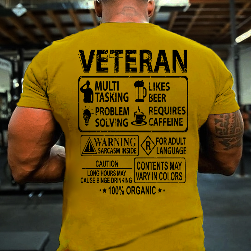 Veteran Component Long Hours May Cause Binge Drinking T-shirt