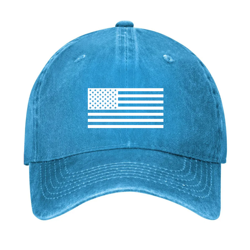Classic American Flag Print For Men Hat